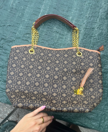 Handtasche shopper in braun - handtasche, /