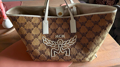 Mcm shopper tragetasche canvas - mcm,