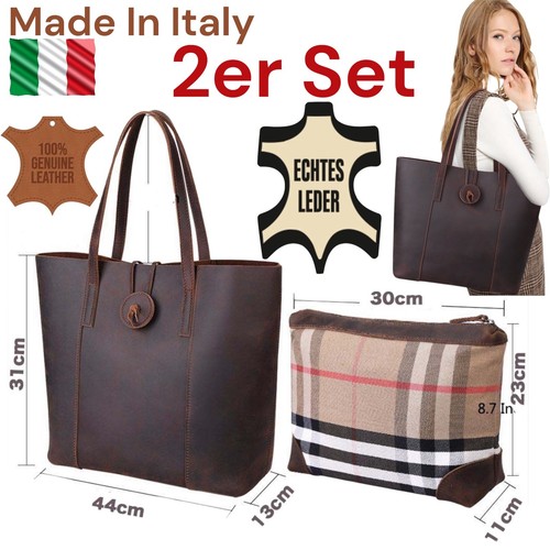 2er set echtes leder - 2er,