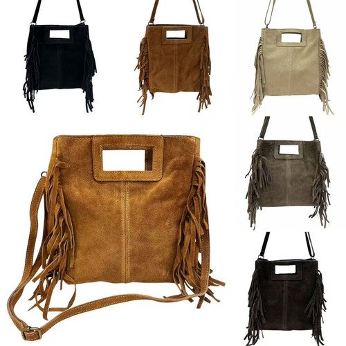 Henkeltasche wildleder tasche - henkeltasche,