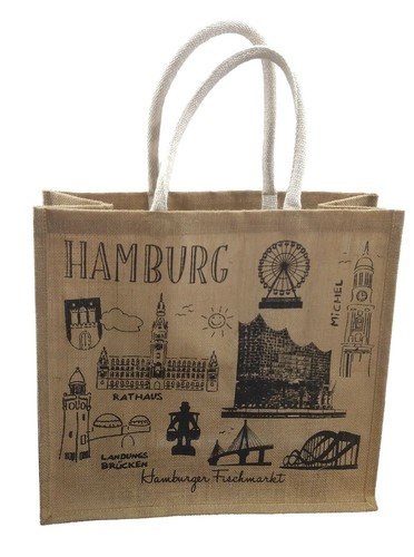 Jute shopper einkaufstasche - jute,