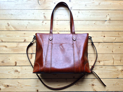 Damen leder tragetasche - damen,